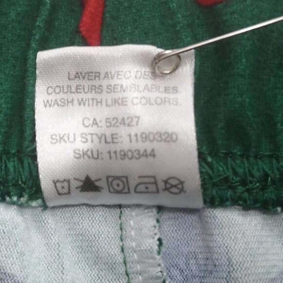 Men's Size Small Unbranded Holiday Themed Elastic & Tie Waist Lounge Pants - Picture 4 of 9